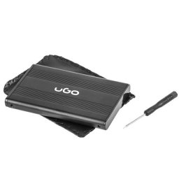 HDD Rack Housing UGO UKZ-1003 (2.5 Inch; USB 2.0; Aluminum; black color)