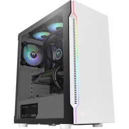 Carcasa Thermaltake TG H200 Snow RGB, tower case (white, Tempered Glass)
