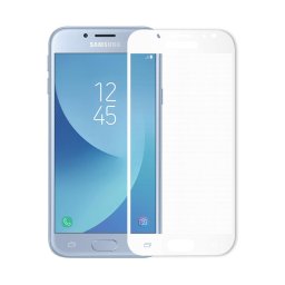 Meleovo Folie Sticla Full Cover Samsung Galaxy J5 (2017) White (9H, oleophobic)