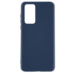 Husa Lemontti Silicon Silky - Husă silicon - compatibil cu Huawei P40 Pro Inchis - culoare Albastru