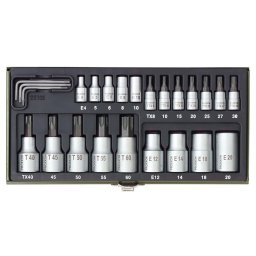 Trusa speciala pentru suruburile TORX, 24 piese