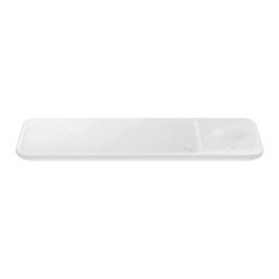 Wireless Charger Trio White Multi devices (Phone+Wearable) charging, (Pad) 7.5Wx2, (Watch) 3.5Wx1