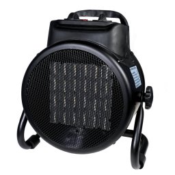Zobo ZB-ET3C aeroterma electrica 3 kW elemente ceramice, Negru, Putere nominala: 3000 W Trepte putere: 1500W / 3000W Debit aer: 150 m³/h Volum incalzit: 60 m³ Termostat: 80ºC