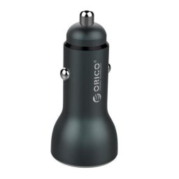 2x USB-A 30W Argintiu