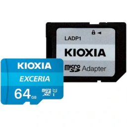 Card memorie microSDXC (M203) 64GB UHS I U1+ adaptor LMEX1L064GG2