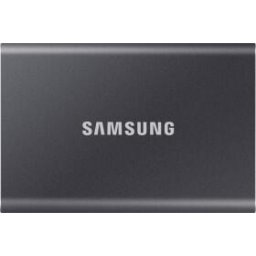 SSD Extern Portable SSD T7 1TB, external SSD (grey, USB-C 3.2 (10 Gbit / s), external)