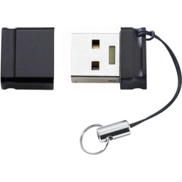 Memorie USB USB 128GB SLIM LINE bk 3.0, USB flash drive (black, USB-A 3.2 (5 Gbit / s))