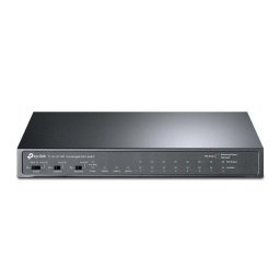 Switch TL-SL1311MP Switch Unmanaged, Desktop, 8×10/100Mbps ports, 8x PoE+ ports, PSU External, Steel case
