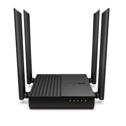 Router wireless 1200Mbps, MU-MIMO, 4 porturi Gigabit, 4 antene externe, Dual Band AC1200