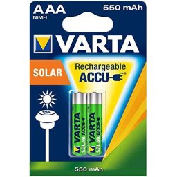 Varta Solar (Blister) HR03 AAA 2szt - 550mAh