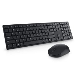 Tastatura DELL TASTATURA + MOUSE KM5221W USB, Fara fir, Negru, Rezolutie 1600 dpi, Optic