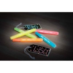 Lipici decorativ cu sclipici UHU Glitter Glue, Fosforescent, 5x10ml