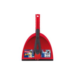 Vileda 141743 dustpan/dustpan set Black, Red Dust pan & brush set