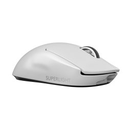 Mouse Pro X Superlight, ultrausor 63g, senzor LightSpeed Hero 25K DPI, Alb