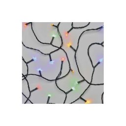Ghirlandă LED pentru exterior, 80 LED, 13 m, IP44, multicoloră