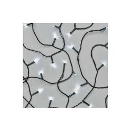 Ghirlandă LED pentru exterior, 120 LED-uri, 17 m, IP44, alb rece