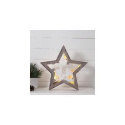 Decorațiune LED de Crăciun FAUNA 10xLED/0,03W/2xAA Eglo 410414