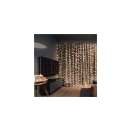 Perdea LED, alimentare 3xAA