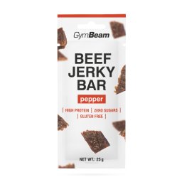 GymBeam Beef Jerky Bar 25 g peppered