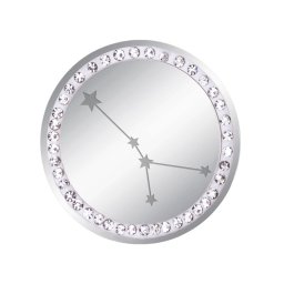 Martisor Brosa Inox Banut Pietre Constelatie Rac Argintiu