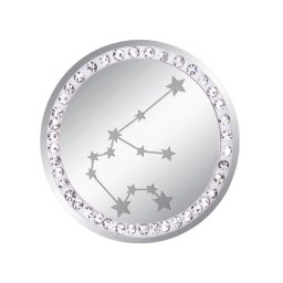 Martisor Brosa Inox Banut Pietre Constelatie Varsator Argintiu