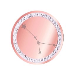 Martisor Brosa Inox Banut Pietre Constelatie Rac Rose Gold