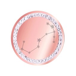 Martisor Brosa Inox Banut Pietre Constelatie Scorpion Rose Gold