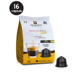 16 Capsule Lollo Caffe Espresso Oro - Compatibile Dolce Gusto