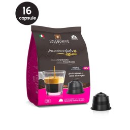 16 Capsule Lollo Caffe Espresso Nero - Compatibile Dolce Gusto