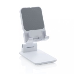 Suport pentru telefon de birou, Everestus, 21OCT1119, 11 x 6.6 x 3.2 cm, ABS, Silicon, Alb