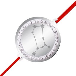 Martisor Bratara Inox Banut Pietre Constelatie Gemeni Argintiu