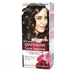 Vopsea de par permanenta Garnier Color Sensation 4.15 Dark Ruby Brown, 110ml