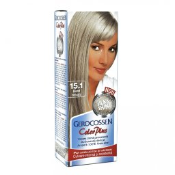 Vopsea de par permanenta Gerocossen Color Plus 15.1 Blond Cenusiu, 110ml