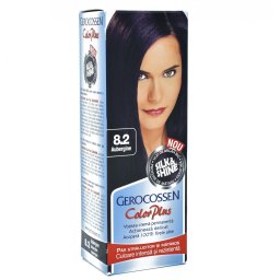 Vopsea de par permanenta Gerocossen Color Plus 8.2 Aubergine, 110ml