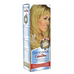 Vopsea de par permanenta Gerocossen Color Plus 15 Blond Clar, 110ml
