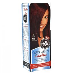 Vopsea de par permanenta Gerocossen Color Plus 8 Acaju Inchis, 110ml