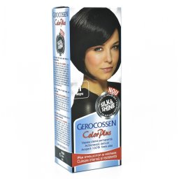 Vopsea de par permanenta Gerocossen Color Plus 1 Negru, 110ml
