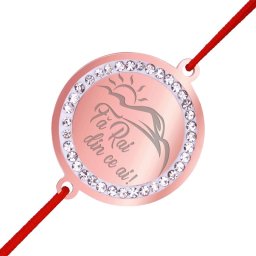 Martisor Bratara Inox Banut Pietre Fa Rai din ce ai Rose Gold