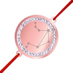 Martisor Bratara Inox Banut Pietre Constelatie Balanta Rose Gold