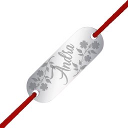 Martisor Bratara Inox Placuta Argintie Nume Andra