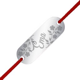 Martisor Bratara Inox Placuta Argintie Nume Ema