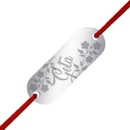 Martisor Bratara Inox Placuta Argintie Nume Geta