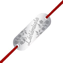 Martisor Bratara Inox Placuta Argintie Nume Lacramioara