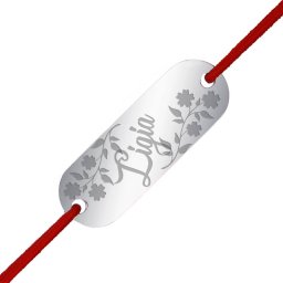 Martisor Bratara Inox Placuta Argintie Nume Ligia