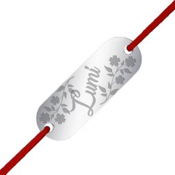 Martisor Bratara Inox Placuta Argintie Nume Lumi