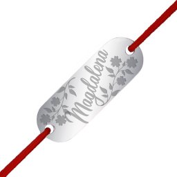 Martisor Bratara Inox Placuta Argintie Nume Magdalena