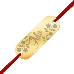 Martisor Bratara Inox Placuta Aurie Nume Ada