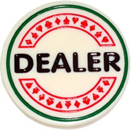 Buton de dealer 6 cm
