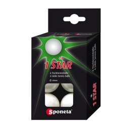 Mingi tenis (6buc) Sponeta White*