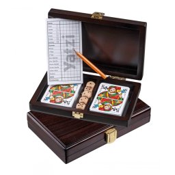 Set de carti Rummy cu Yatzi